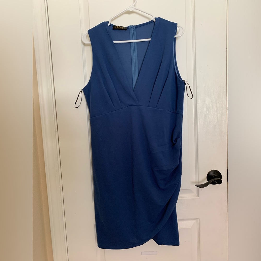 Blue Wedding Guest Dress - Size XL